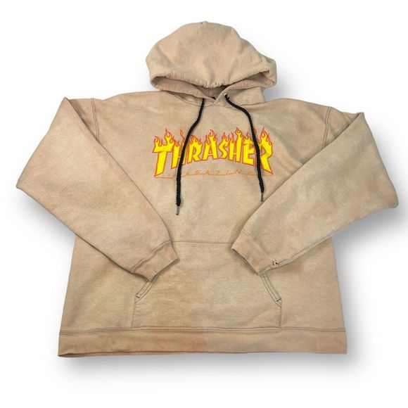 Thrasher Other - Thrasher Distressed Hoodie Size Medium